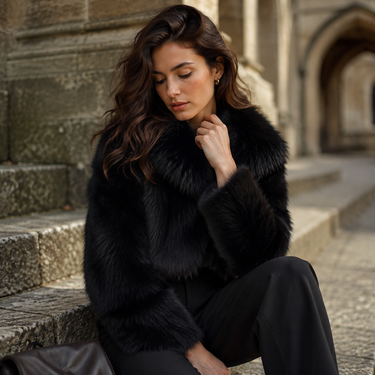 Classic Faux Fur Coat