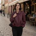 Suede Cropped Jacket