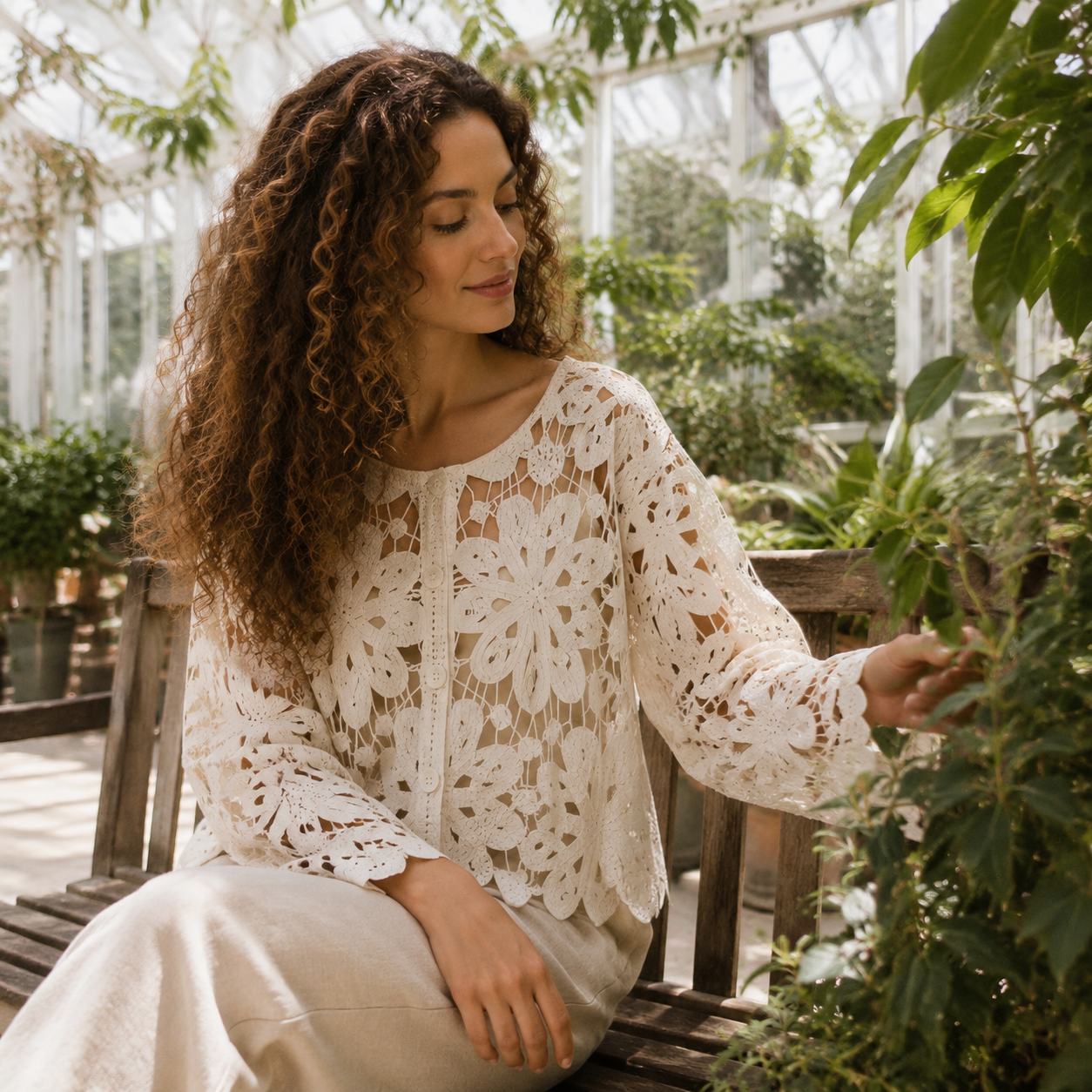 Knitted blouse