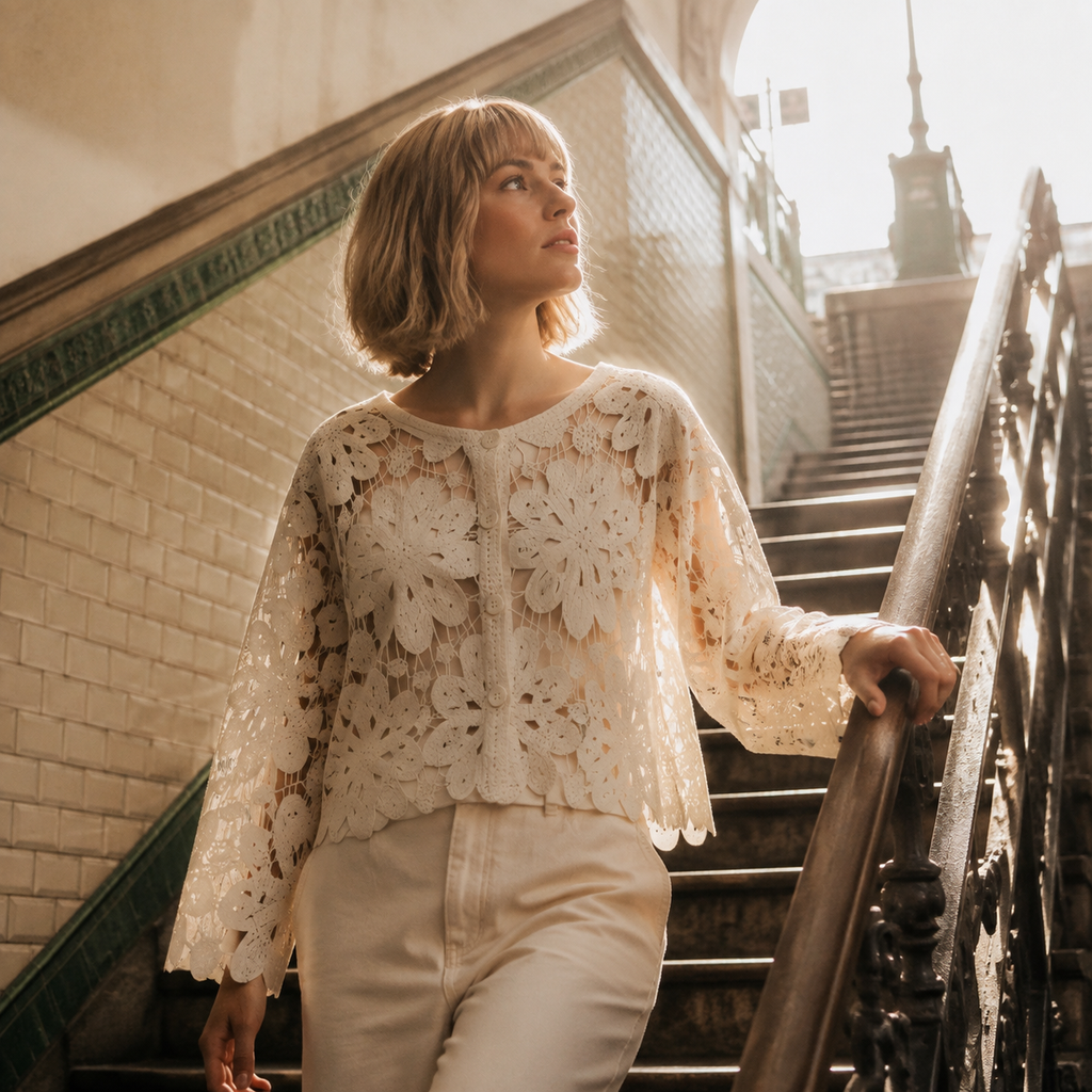 Knitted blouse