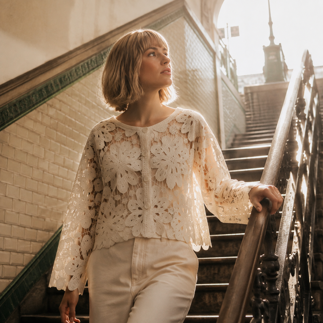 Knitted blouse