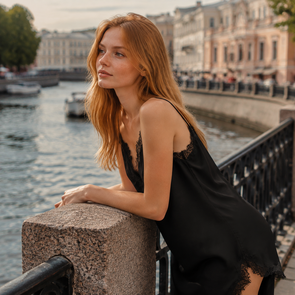 Asymmetric hem dress
