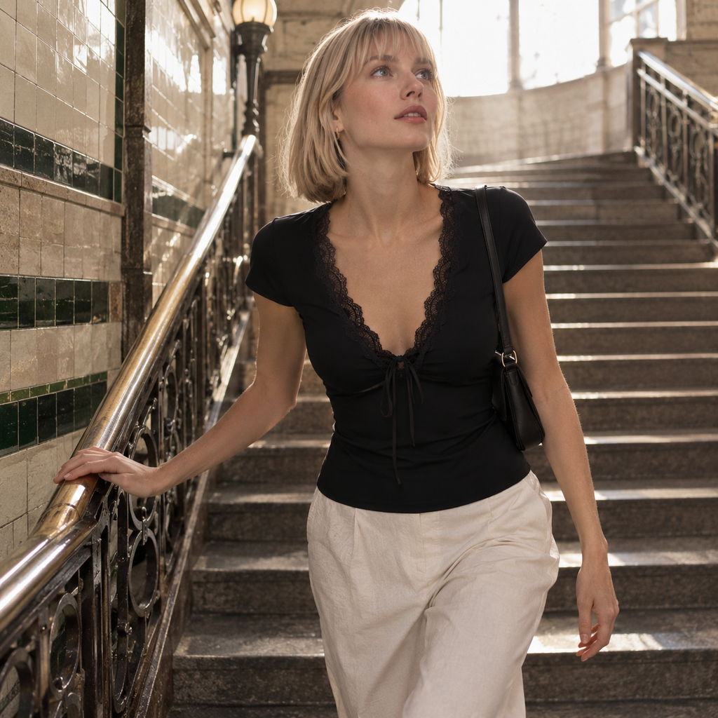 V Neck Top