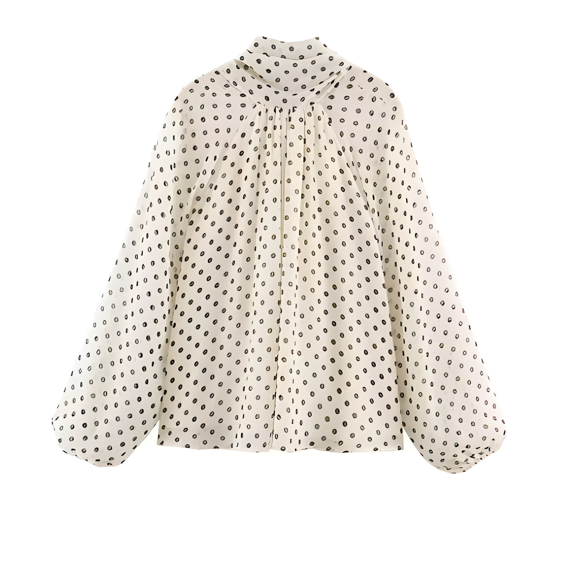 Polka-dot blouse