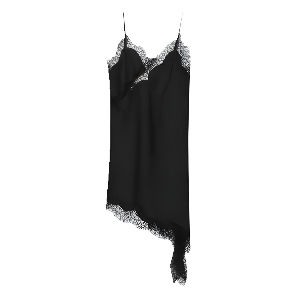 Asymmetric hem dress