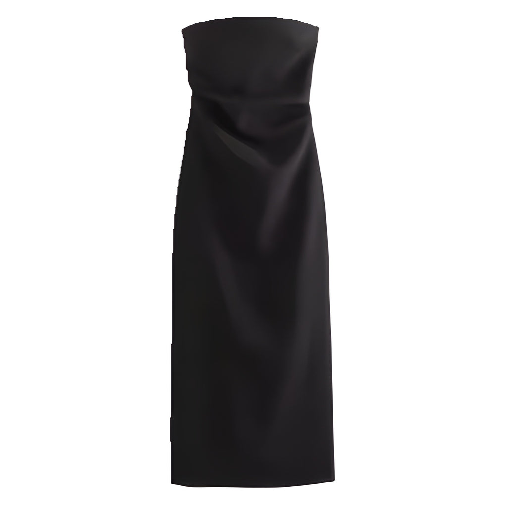 Shoulder Backless Dress